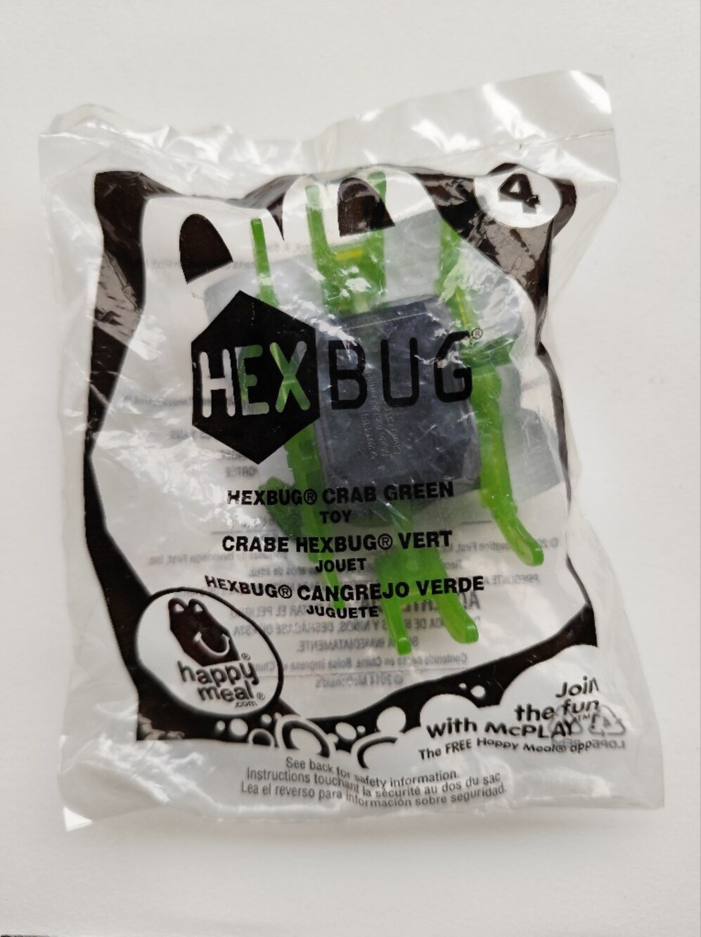 3/$20💗Hexbug Crab Green McDonald's Happy Meal Toys 2014 #4